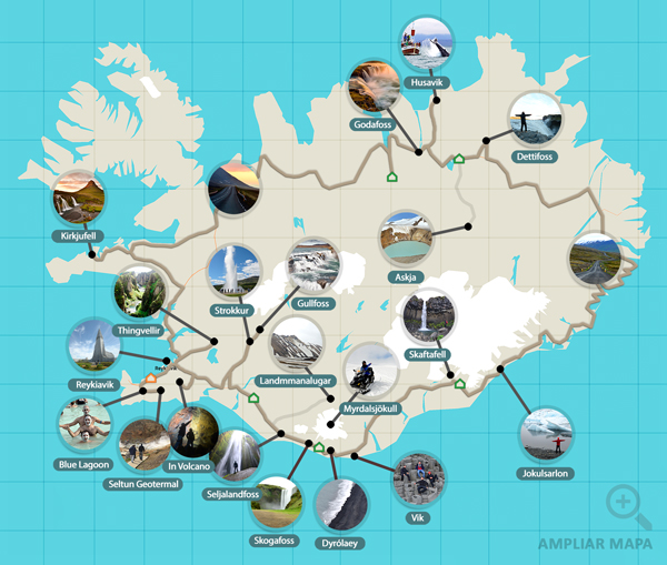 Planifica tu ruta para visitar islandia