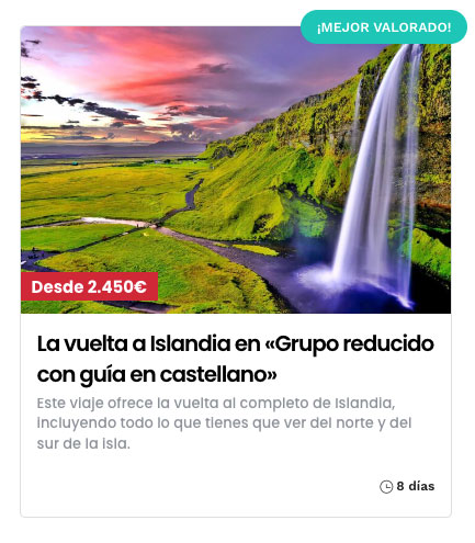 Vuelta a Islandia en grupo con guía verano 2025 