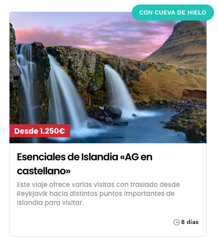 Viaje esencial a Islandia en grupo Verano 2025
