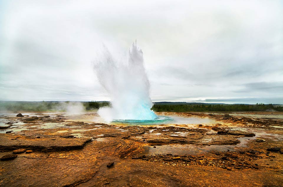 ver geysir en Islandia