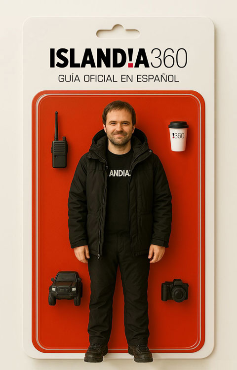 Guía ia oficial de Islandia 360 formato juguete acción 
