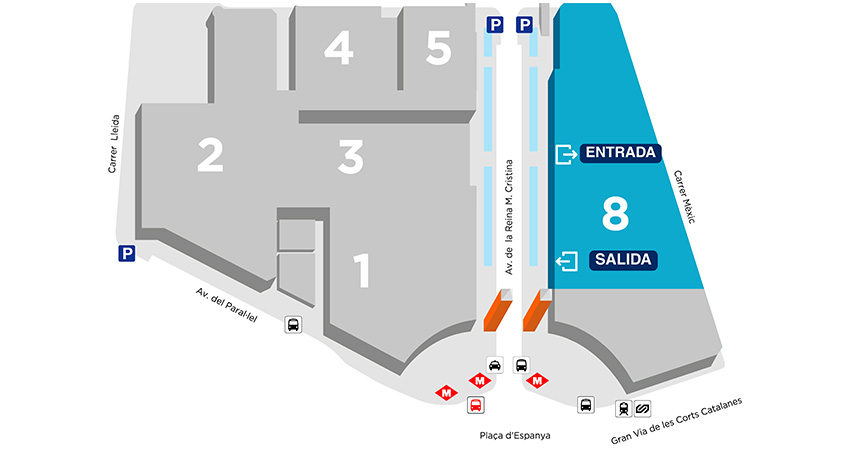Recinto Montjuïc, PABELLÓN 8
Barcelona